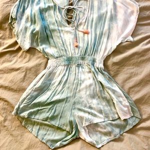 Cleobella grey and pink tie-dye, Romper/coverup